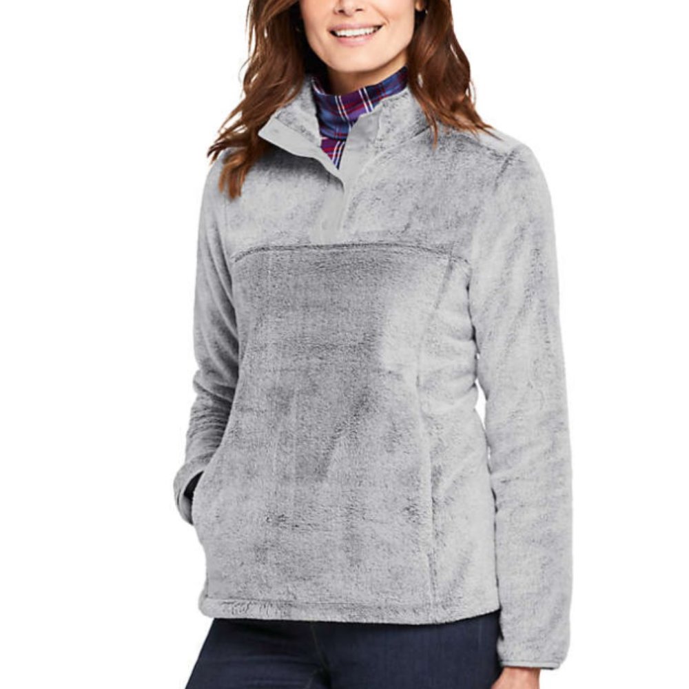 NWOT Lands' End Softest Fleece Pullover